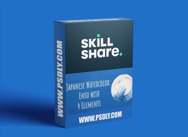 Japanese Watercolor: Enso with Nature's 4 Elements for Beginners 1 Japanese Watercolor: Enso with Nature's 4 Elements for Beginners