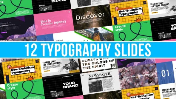 Videohive 12 Typography Slides 52610172 1 Videohive 12 Typography Slides 52610172