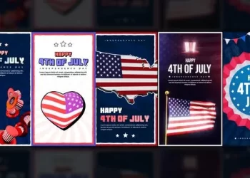 Videohive 4th Of July Stories Pack 53029873