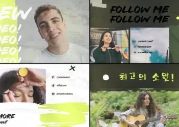 Videohive Brush End Screens for After Effects 53533010