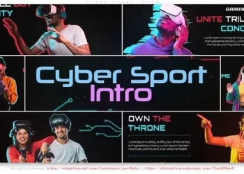 Videohive Cyber Sport 4K Intro 53492877