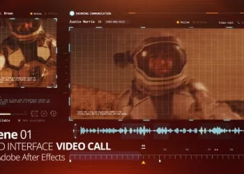 Videohive HUD Interface Video Call 01 Ae 53121272