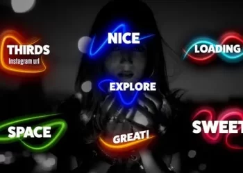 Videohive Shiny Lines Lower Thirds 53495539