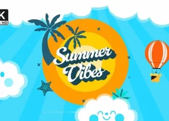 Videohive Summer Vibe Text Logo 53203989