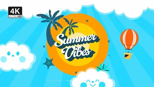 Videohive Summer Vibe Text Logo 53203989 1 Videohive Summer Vibe Text Logo 53203989