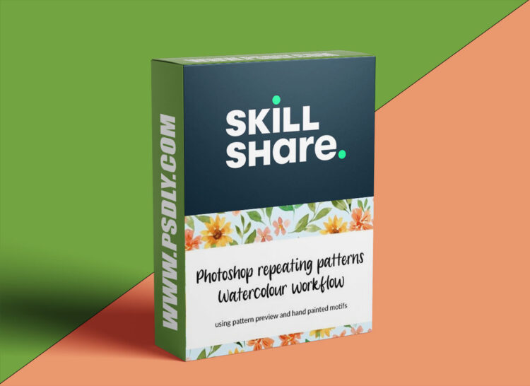 Repeating Patterns in Photoshop - Pattern Preview for beginners using hand painted motifs 1 Repeating Patterns in Photoshop - Pattern Preview for beginners using hand painted motifs