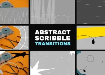 Videohive Abstract Scribble Transitions for After Effects 53684778