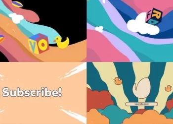 Videohive Funny Clouds Logo for After Effects 53613927