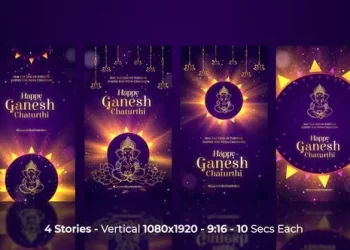 Videohive Ganesha Chaturthi Celebration Instagram Stories 53971201