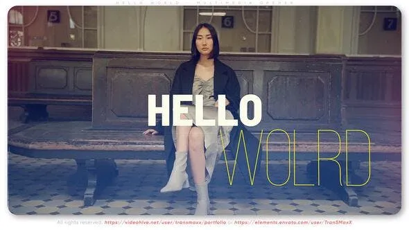 Videohive Hello World - Multimedia Opener 54050862 1 Videohive Hello World - Multimedia Opener 54050862