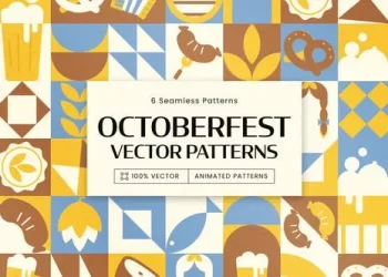 Videohive Oktoberfest Animated Background Patterns 53592168