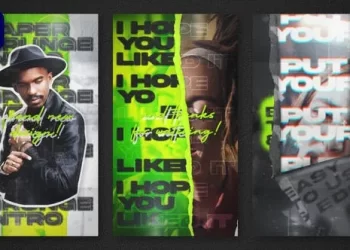 Videohive Paper Grunge Reel and Stories 53630878