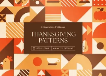 Videohive Thanksgiving Animated Background Patterns 53592197