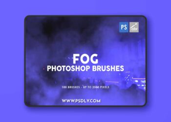 100 Fog Photoshop Stamp Brushes 63T6QZ