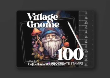 100+ Procreate Gothic Gnome Stamps