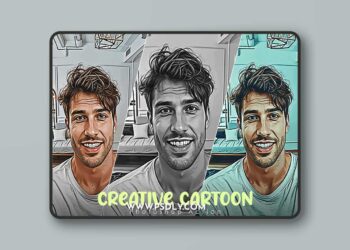 Creative Cartoon - Photoshop Action 74NZGQ7