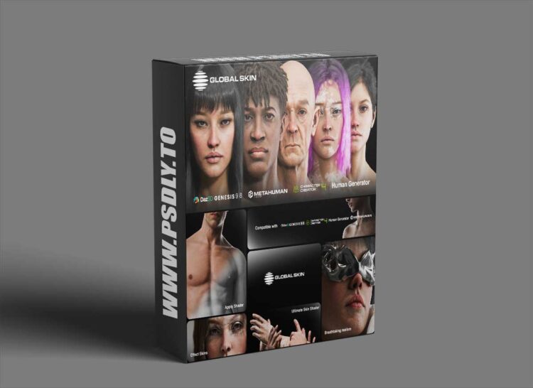 Globalskin - Ultimate Skin Shader v1.0.1 for Blender 1 Globalskin - Ultimate Skin Shader v1.0.1 for Blender