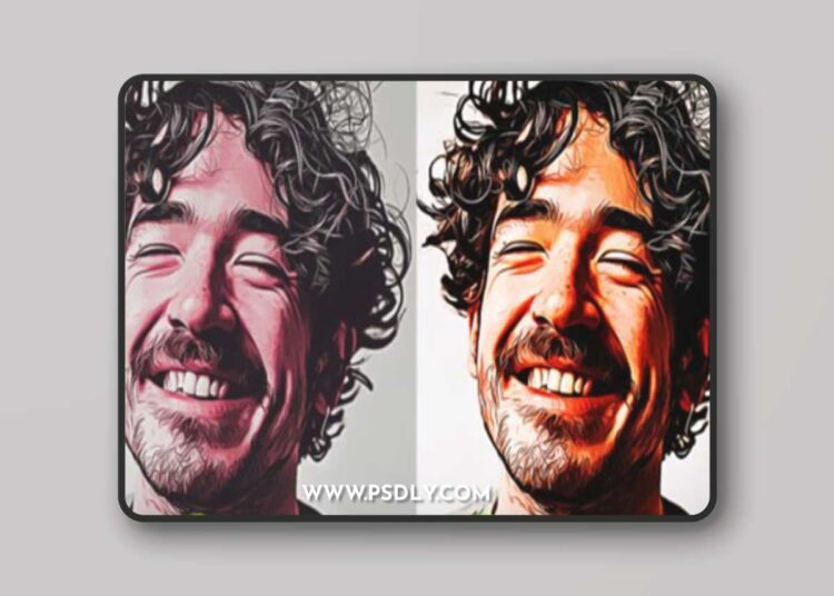 Portrait Painting Photoshop Action 1 Portrait Painting Photoshop Action