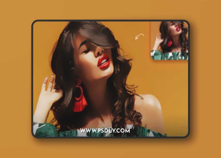 Vector Cartoon Painting Photoshop Action 1 Vector Cartoon Painting Photoshop Action