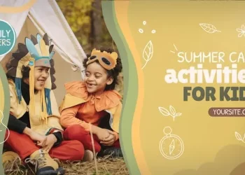 Videohive 4K Kids And Teens Adventure And Hike Summer Camp Opener 54125559