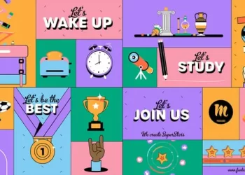 Videohive Funny Colorful Kids Intro 54461203