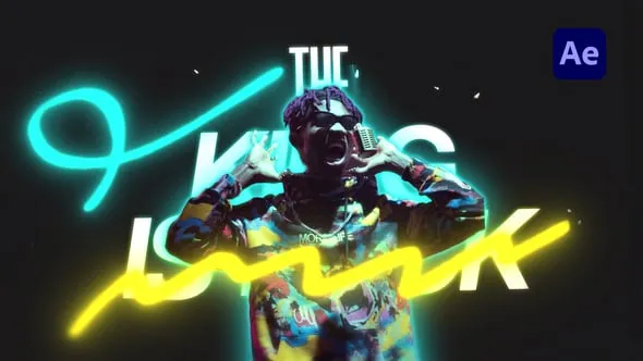 Videohive Grunge Neon Personal Promo 54421860 1 Videohive Grunge Neon Personal Promo 54421860