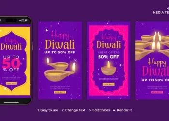 Videohive Happy Diwali Sale Instagram Stories 54487238