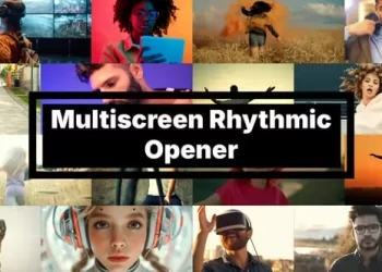 Videohive Multiscreen Rhythmic Opener 54557572