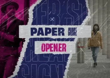 Videohive Paper Grunge Opener 54253023