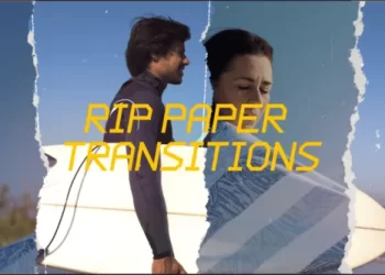 Videohive Rip Paper Transitions 54289957