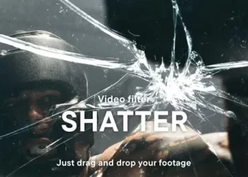 Videohive Shattered Glass Video Effect Template 54231369