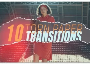 Videohive Torn Paper Transitions 54089794