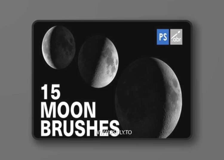 15 Moon Photoshop Stamp Brushes 7VLZA97 1 15 Moon Photoshop Stamp Brushes 7VLZA97