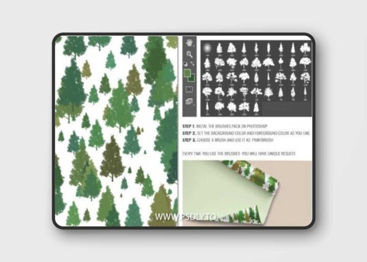 160 Silhouette Tree PS Brushes Bundle 1 160 Silhouette Tree PS Brushes Bundle