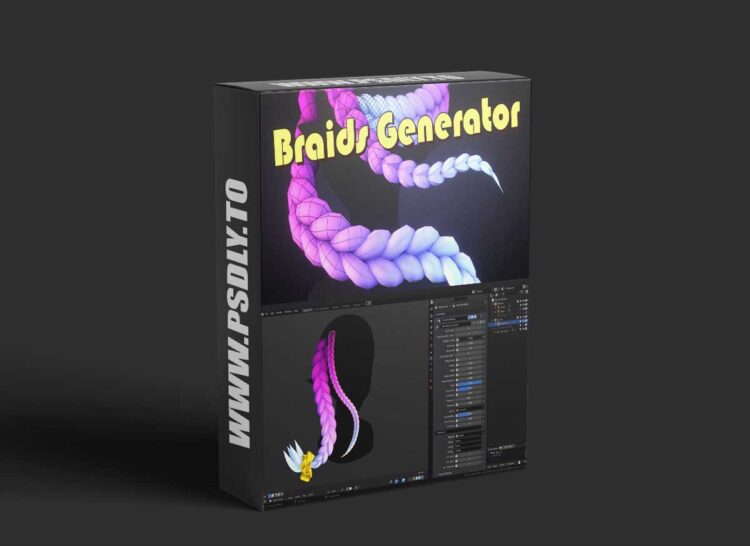 Braids Generator v5.1.1 for Blender 1 Braids Generator v5.0.1 for Blender