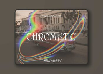 Chromatic Overlay Photo Effect CSD5SV8