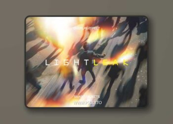 Light Leak Overlay Effects for Photoshop