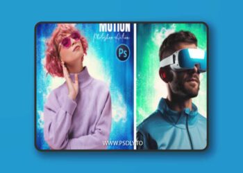 Motion Photoshop Action