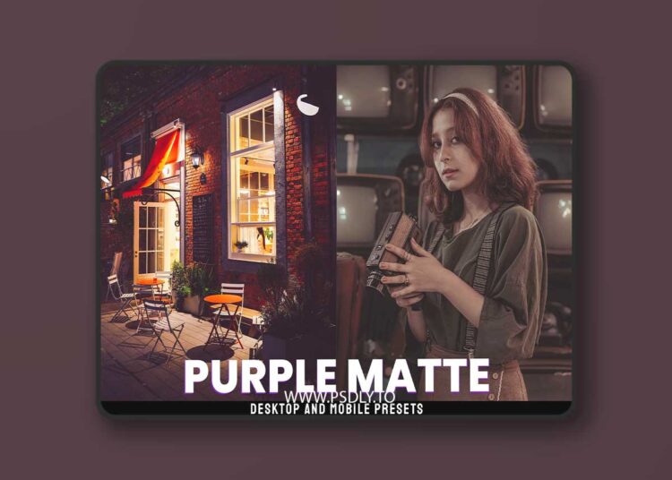 Purple Matte - Desktop and Mobile Presets U3DKRJM 1 Purple Matte - Desktop and Mobile Presets U3DKRJM