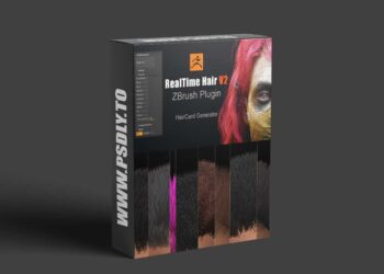 Real-time Hair V2 ZBrush Plugin