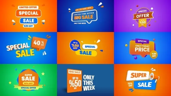 Videohive 3D Sale Banners 55000374 1 Videohive 3D Sale Banners 55000374