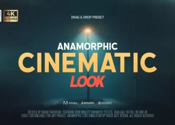 Videohive Anamorphic Cinematic Look 54591266
