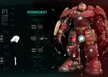 Videohive HUD UI Game Warrior Screen 04 54701401