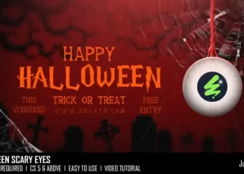 Videohive Halloween Scary Eyes 54877305