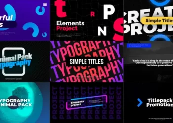 Videohive Typography Slides Vol.01 55001804