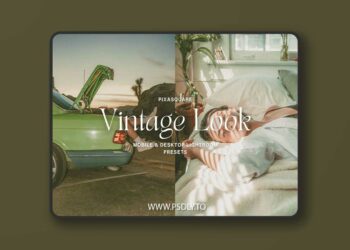 Vintage Film Look Lightroom Presets U66U7YD
