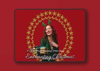 52 Enchanting Christmas Wreath Overlays