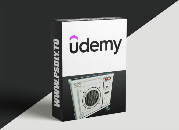 Blender/Substance Painter: 3D Air Conditioner 1 Blender/Substance Painter: 3D Air Conditioner