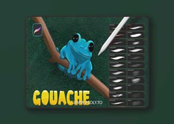 Gouache Procreate Brushes MCM696C