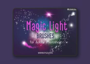 Magic Light Brushes Photoshop